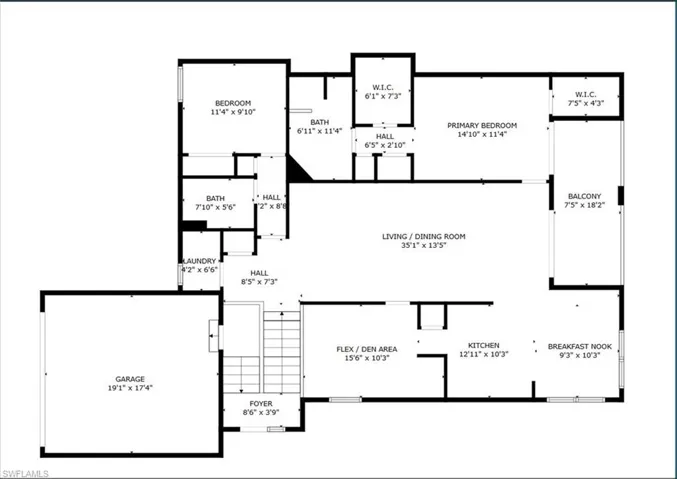 1710 sq ft