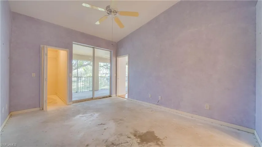 Primary Suite with vaulted ceilings