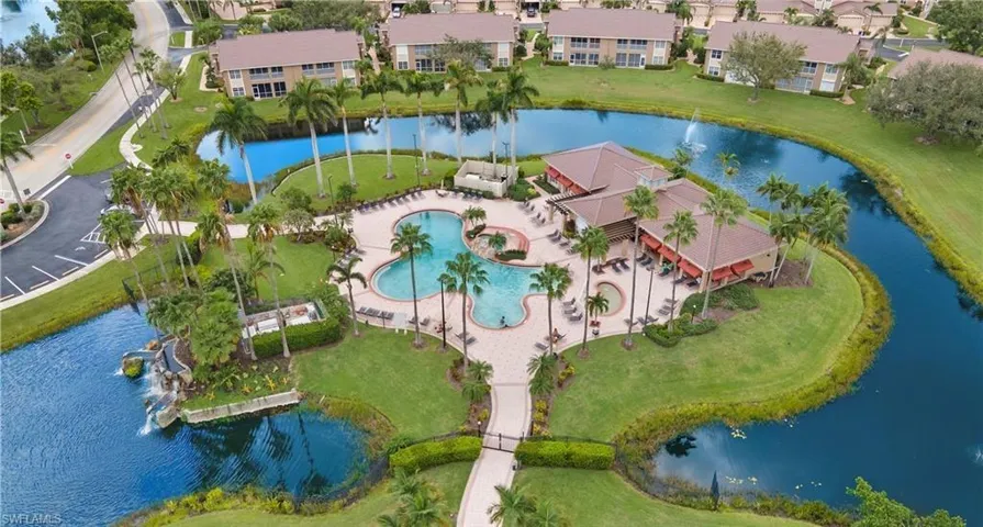 Aerial view of Pool and Clubhouse