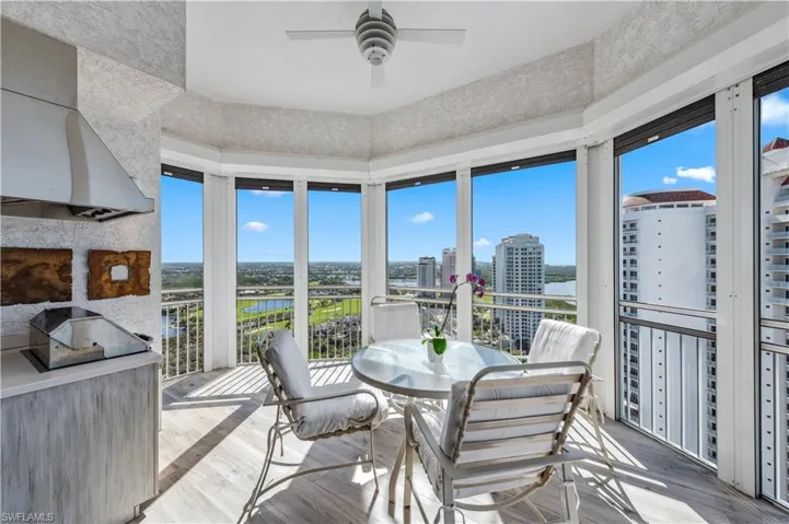 Screened-in Lanai with Hurricane Shutters & Electric BBQ Grill