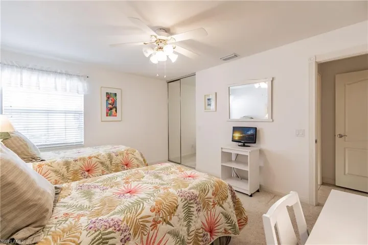 The guest room design is like a private suite.