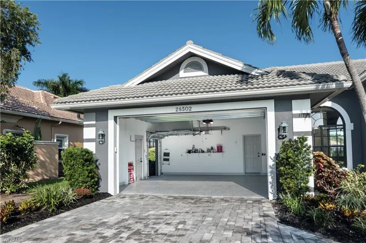 Oversized garage....room for 2 Cars and a Golf Cart !