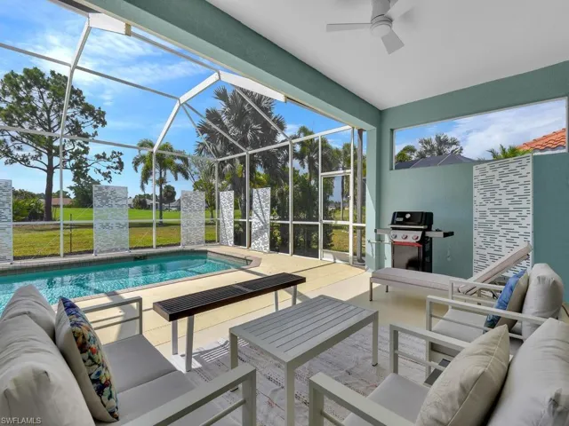 Covered Area On Pool Lanai