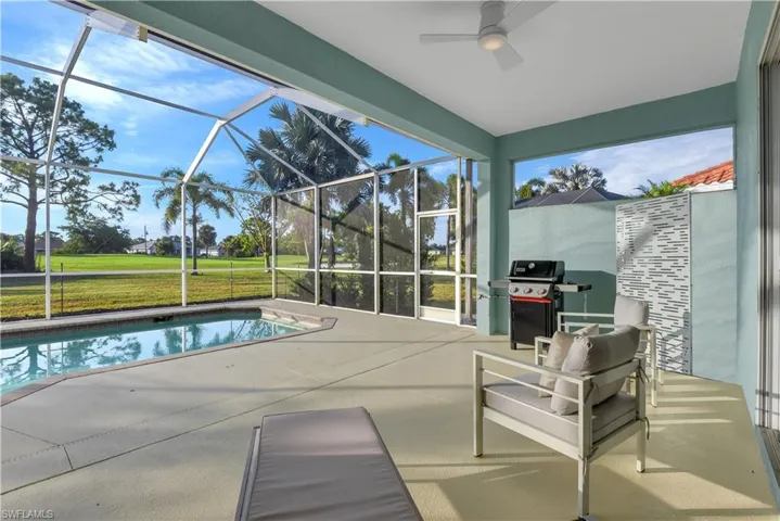 Covered Area On Pool Lanai