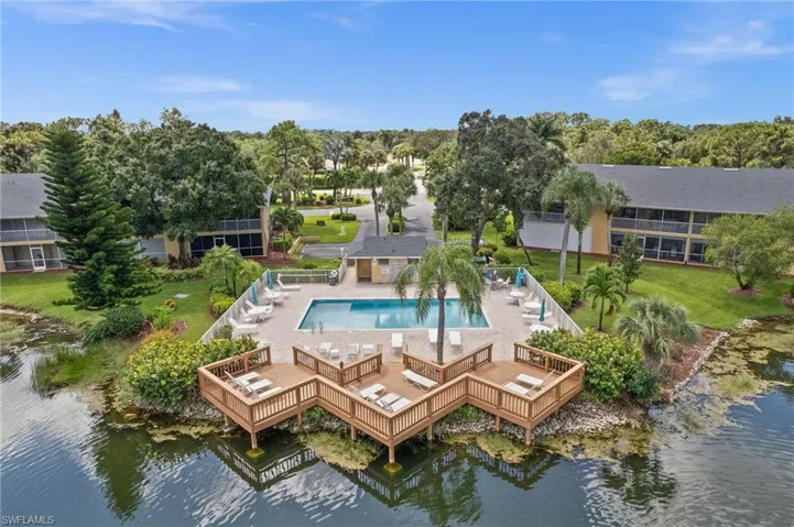 Condo is located in close proximity to the beautiful community pool.