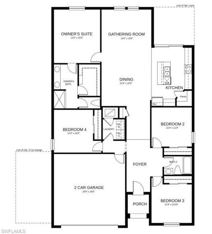 Structural options added to 2816 SW 2nd Lane include: 3 car garage and covered lanai.