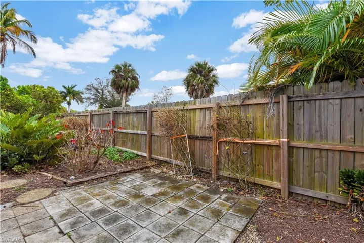 Paver Area In Backyard