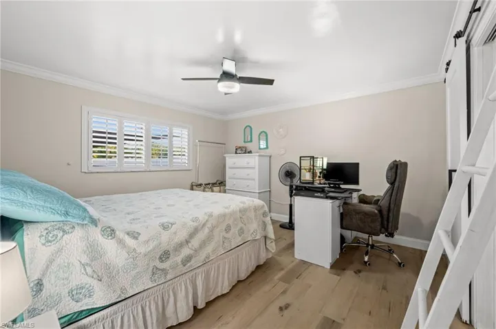 Bedroom number 3 also features a barn door. Room for an office? Yes!