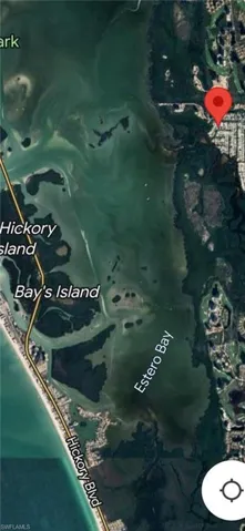 Aerial view showing lot, quick boating access to bay and Gulf