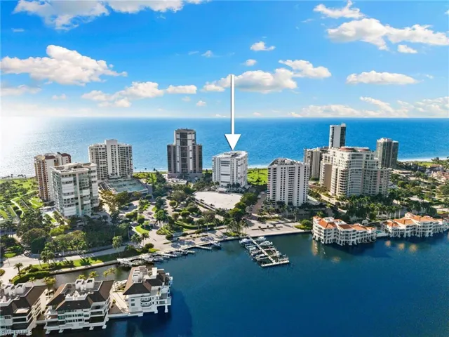 View of urban area featuring a large body of water