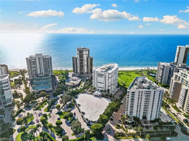 View of urban area with a nearby body of water