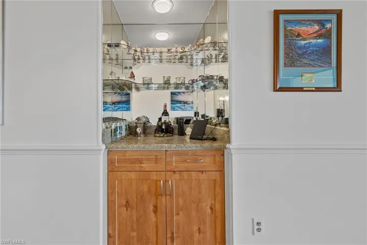 View of bar