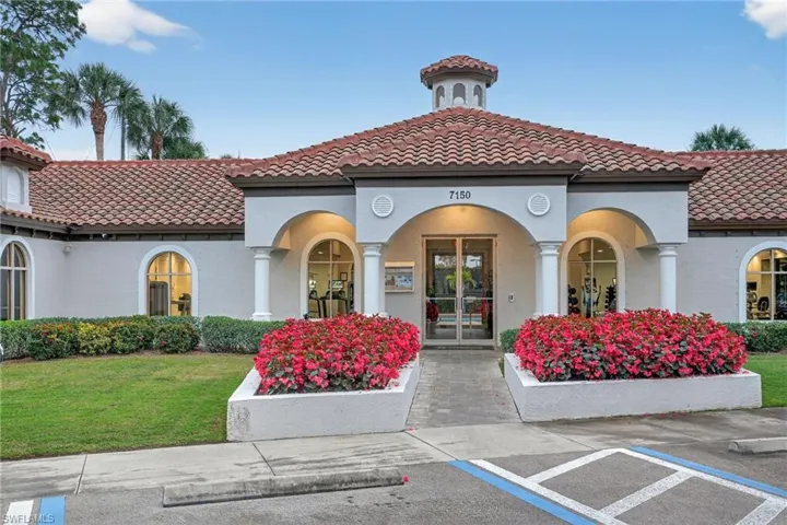 Entrance to the fitness center