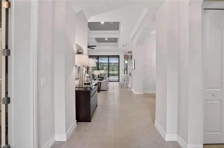 Awesome foyer leading into main living area