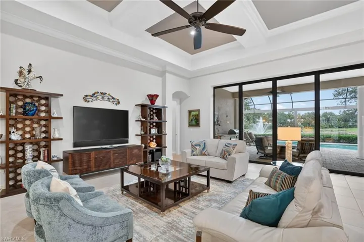 All furniture included with lake views