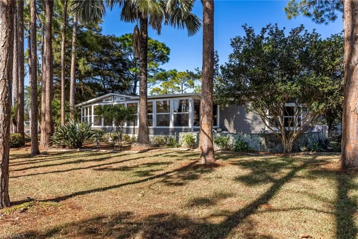 View of the back of the house