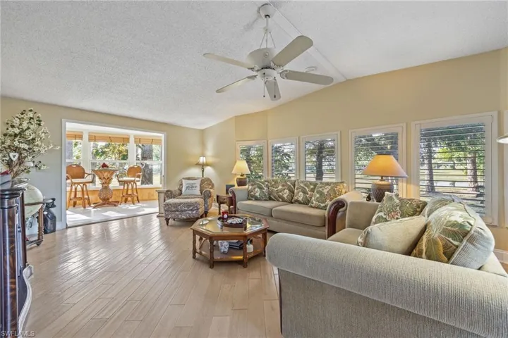 Front Living Room with Plantation Shutters