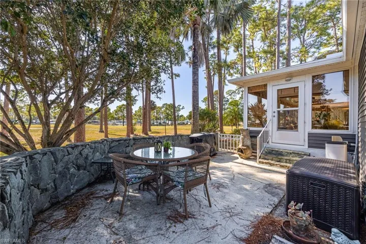 Backyard patio
