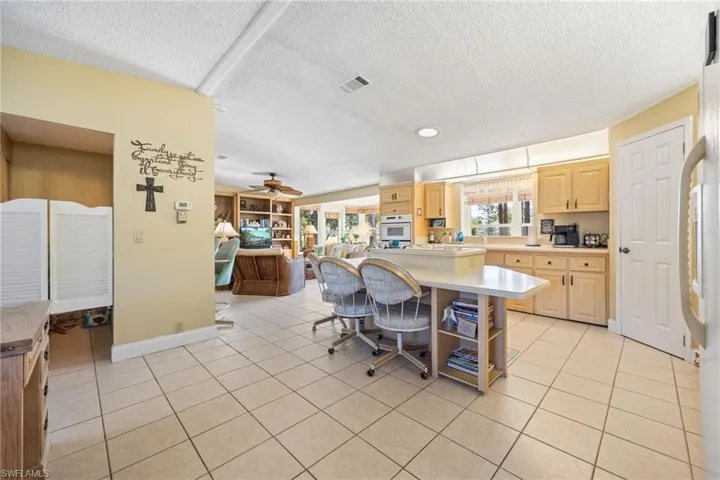 View from the Dining room into the kitchen