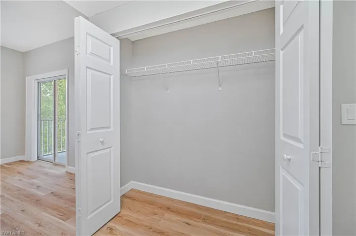 View of closet