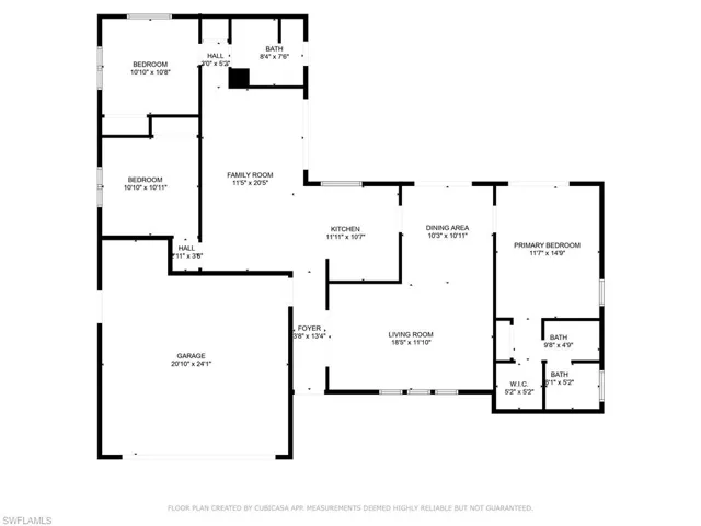 Floor plan for 924 SE 15th Ter, Cape Coral, FL 33990