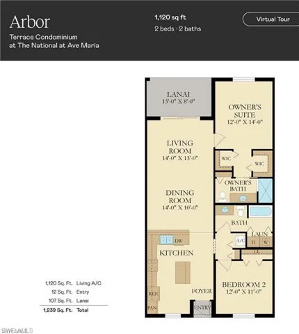 View of floor plan / room layout