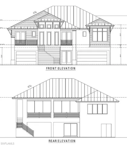 Front & Rear Elevations