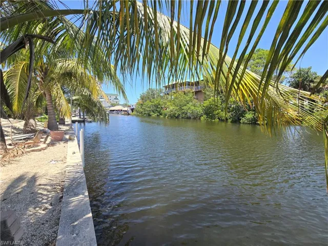 Looking west down waterway