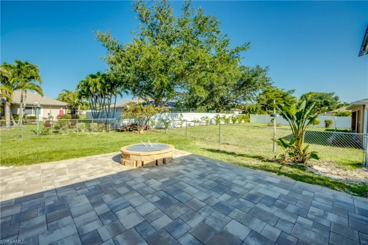 View of patio