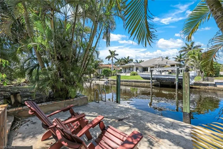 Sip your morning coffee dock-side while enjoying visits from dolphins and manatees.