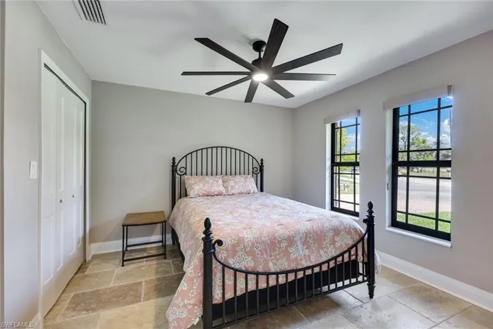 Third bedroom is just off the main living area.