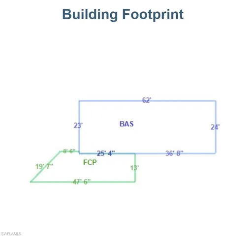 Building and Carport Footprint (exterior dimensions)