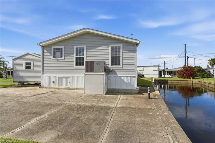 Rear view of property