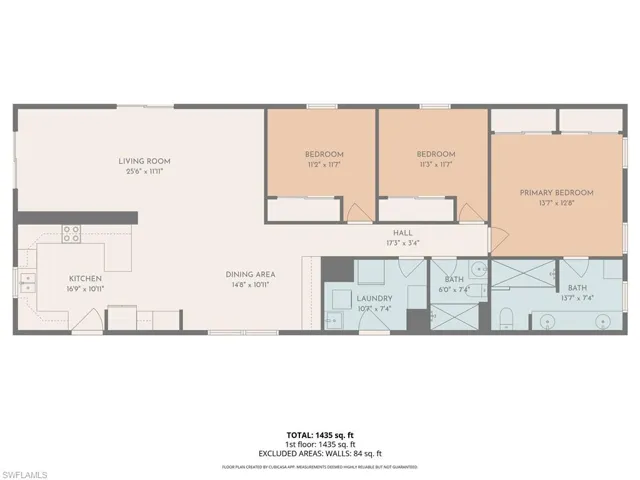View of floor plan / room layout with approximate dimensions