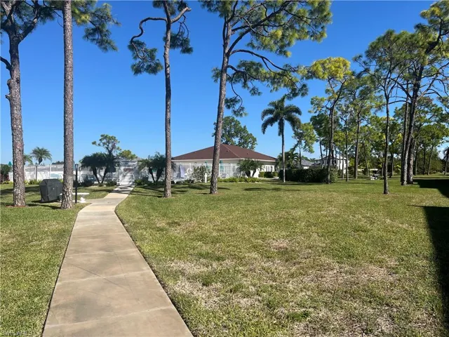 View of green lawn