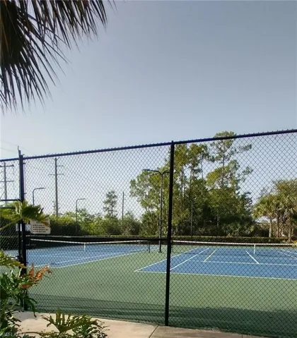 View of tennis and pickleball courts