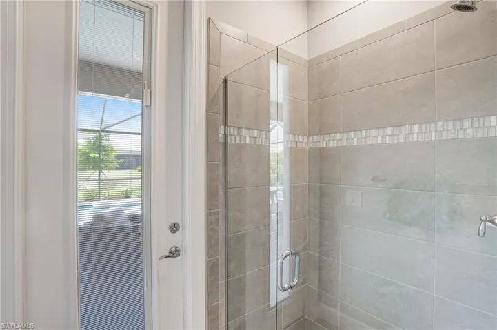 Pool Bath/Guest Bath with walk in shower