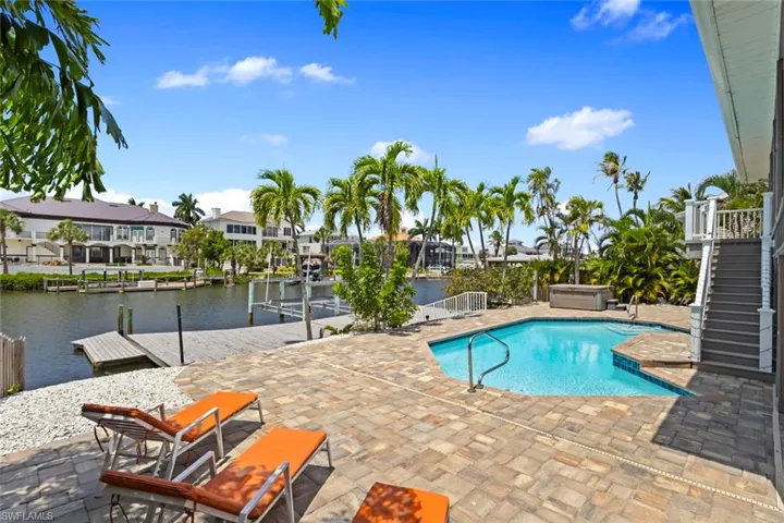 Oversized paver pool deck