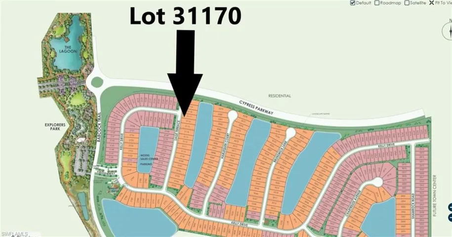 Homesite map - lot 31170
