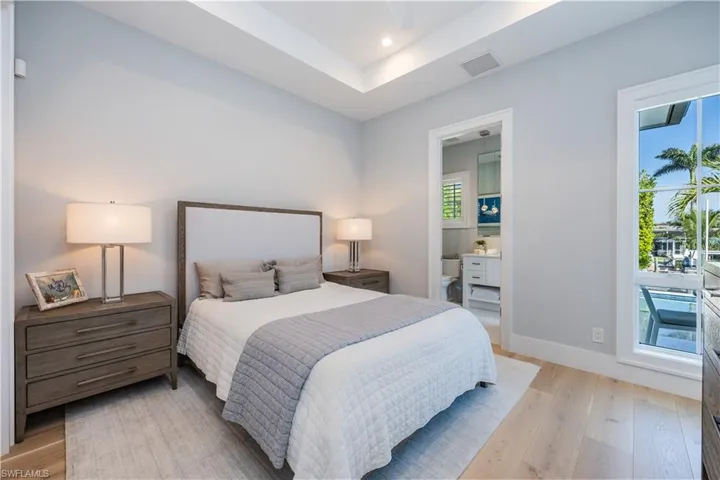 Bedroom featuring light wood-type flooring