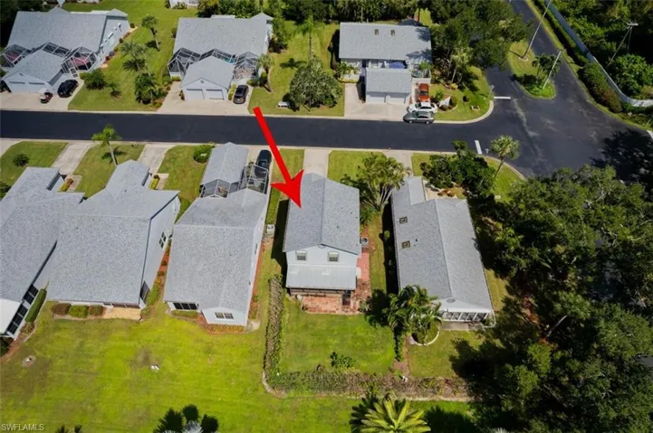 Aerial view of Property