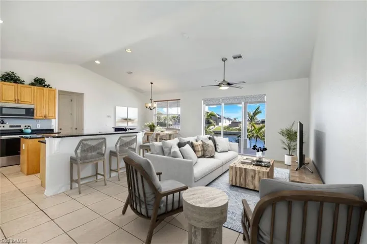 Virtually stage with coastal design