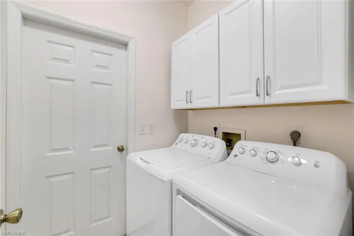 Laundry room with access to garage
