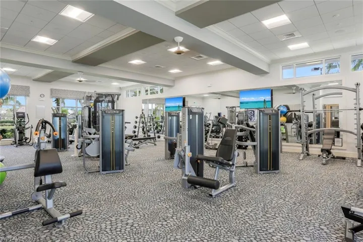 Gym featuring state if the art equipment