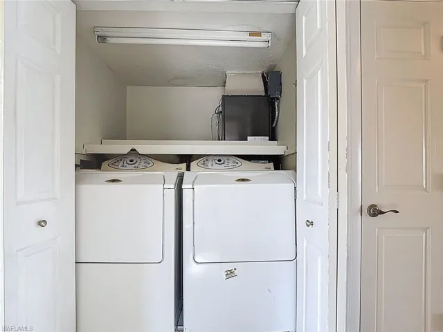 The Inside Laundry is Conveniently Located Between the Two Bedrooms