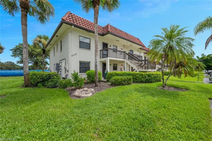Front side view of property