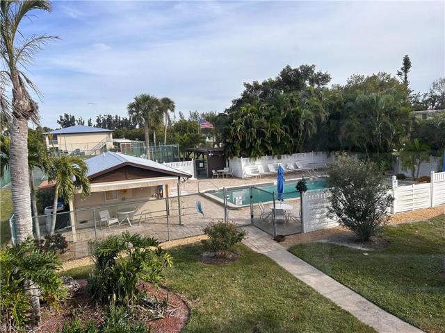 community pool, tennis, shuffleboard, pickle ball