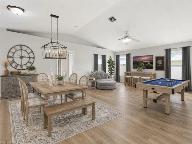 Photo includes reality renovation/ staging to showcase the possibility of the living/ dining room. Design services included with purchase!