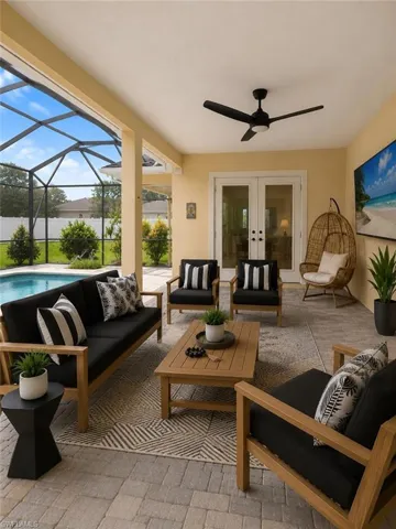 Photo includes reality renovation/ staging to showcase the possibility of the lanai. Design services included with purchase!