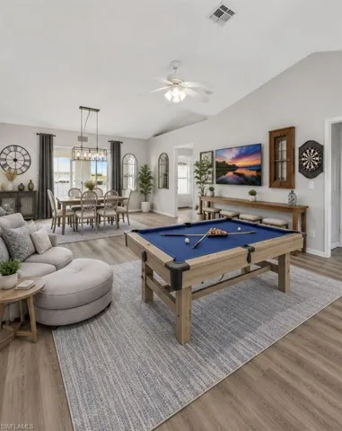 Photo includes reality renovation/ staging to showcase the possibility of the living/ dining room. Design services included with purchase!